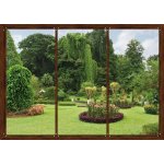 AG design FTS-1314 Papírová fototapeta Window in garden rozměry 360 x 254 cm – Zboží Dáma