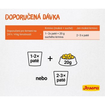 Josera Soup kuřecí s mrkví a špenátem 70 g