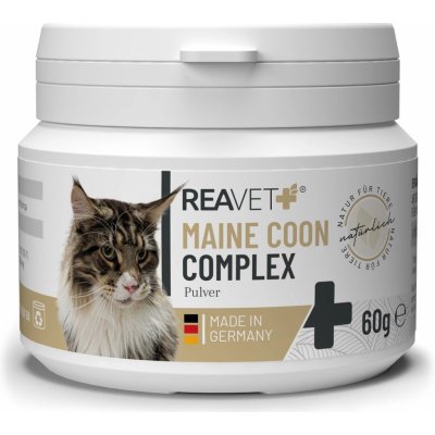 REAVET Všestranná péče vhodná pro Mainské mývalí a velké kočky 60 g – Zboží Mobilmania