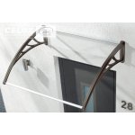 IGOTREND 490002 vchodová stříška 1000 x 1200 mm čirý polykarbonát karton 119 x 100 cm – Hledejceny.cz