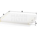 Filtr, vzduch v interiéru MANN-FILTER CU 26 017 (CU26017) – Hledejceny.cz