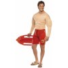 Karnevalový kostým Pánský Baywatch Lifeguard svalovec
