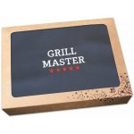 Povlečení Plus Pánská zástěra na grilování v dárkovém balení šedá 72x100 GRILL MASTER HVĚZDY – Hledejceny.cz