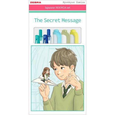 Zebra Manga Set The Secret Message 5 ks 56534 – Zboží Živě