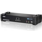 Aten CS-1782A KVM přepínač 2-port DVI KVMP USB, usb hub, audio 7.1, kabely – Zboží Živě