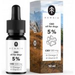 Hemnia CBD olej pro psy 5 % CBD 500 mg 10 ml – Hledejceny.cz