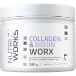 Nutri Works Collagen & Biotin Worx 250 g – Hledejceny.cz