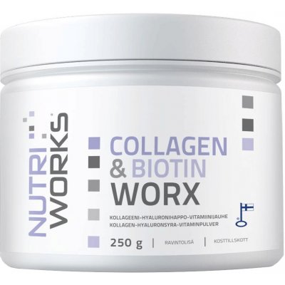 Nutri Works Collagen & Biotin Worx 250 g – Hledejceny.cz