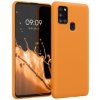 Pouzdro a kryt na mobilní telefon Samsung kwmobile Samsung Galaxy A21s oranžové