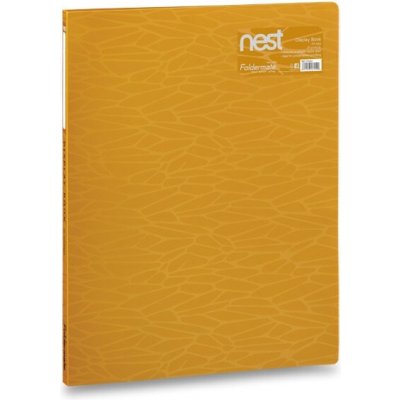 Katalogová kniha FolderMate Nest, A4, 20 listů Barva: zlatožlutá