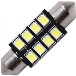 LEDAutozarovky.cz C5W SV8,5 - 8x SMD 2835 12V 2W