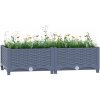 Květináč a truhlík zahrada-XL Vyvýšený záhon 80 x 40 x 23 cm polypropylen