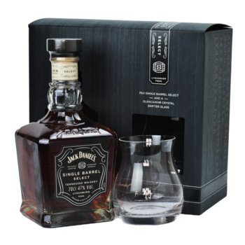 Jack Daniel's Single Barrel 47% 0,7 l (dárkové balení 1 sklenice)