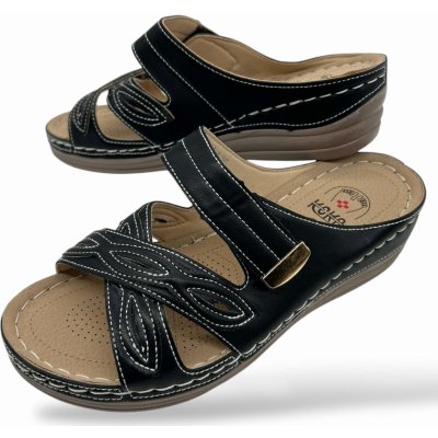 Koka dámské zdravotní pantofle černá – Zboží Dáma