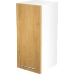 Halmar Horní skříňka Vento G-30/72, bílá / dub medový – Zboží Dáma