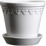 Květináč Kobenhavner glazovaný White 14 cm Bergs Potter – Hledejceny.cz