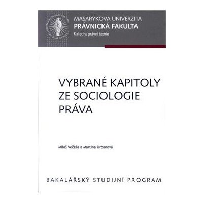 Vybrané kapitoly ze sociologie práva