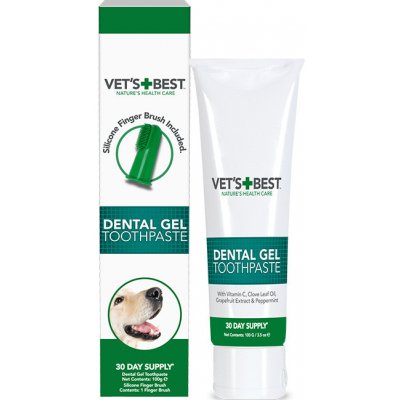 Vet's Best Dental Gel zubní pasta pro psy 100g – Zbozi.Blesk.cz