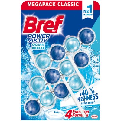 Bref WC Power Aktiv WC kuličky Ocean 3 x 50 g – Zboží Mobilmania