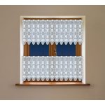 Dekorační vitrážová žakárová záclona PITTER 60 bílá 300x60 cm (cena za vrchní díl) MyBestHome – Hledejceny.cz