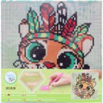 Grafix Diamantové malování Tygřík 20 x 20 cm na plátně – Sleviste.cz