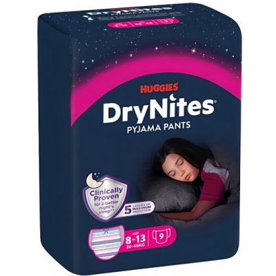 DryNites natah.kalhot.dívky 8-13let/30-48kg/23ks – Sleviste.cz