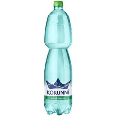 Korunní Přírodní jemně perlivá minerální voda 1500 ml