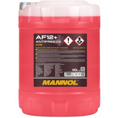 Mannol Antifreeze AF12+ -40°C 10 l – Hledejceny.cz