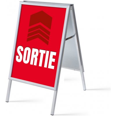 Jansen Display Set reklamního áčka A1, Východ, červený, francouzština, 639 x 1094 mm – Zboží Živě