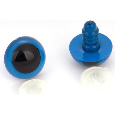 Bezpečnostní oči Ø10 mm modré – Zboží Dáma