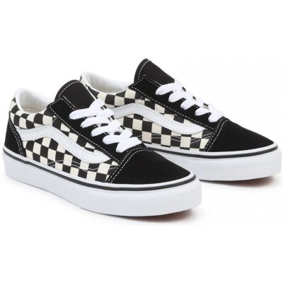 Vans Uy Old Skool Primary Check Blk/white – Zboží Mobilmania