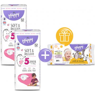 Bella Baby Happy Junior Box 2 x 52 ks – Zboží Mobilmania