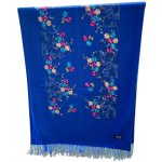 Luxusní kašmírový šátek tmavě modrý – Zboží Dáma