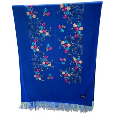 Luxusní kašmírový šátek tmavě modrý – Zboží Dáma