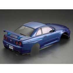 Killerbody karosérie Nissan Skyline R34 modrá 1:10