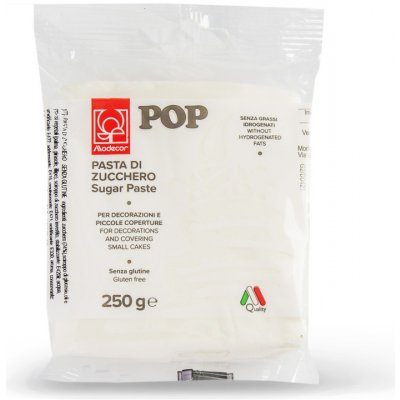 Modecor Pop Sugar Paste Bílá 250 g