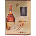Rémy Martin 1738 Accord Royal 40% 0,7 l (dárkové balení 2 sklenice) – Zboží Dáma