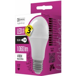 Emos LED žárovka Classic A60 10,5W E27 neutrální bílá