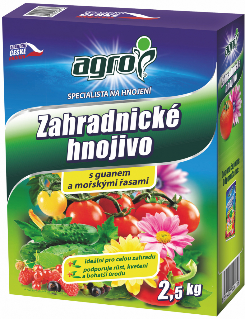 Agro zahradnické hnojivo 2,5 kg