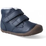 Barefoot Bundgaard dětská zimní obuv Petit Mid Winter Strap 519 Navy – Zboží Dáma