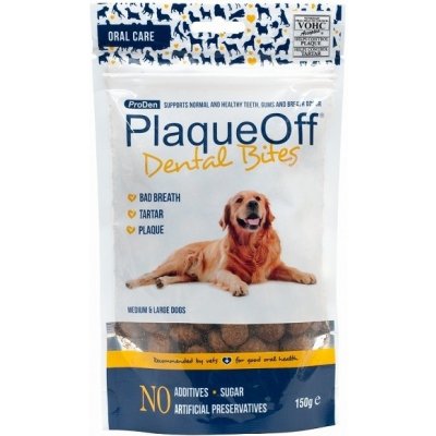 Swedencare Ab Plaqueoff Dental Bites ProDen PlaqueOff Dental Bites 150 g – Hledejceny.cz