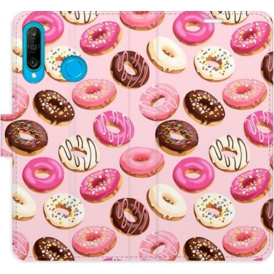 Pouzdro iSaprio Flip s kapsičkami na karty - Donuts Pattern 03 Huawei P30 Lite – Zbozi.Blesk.cz