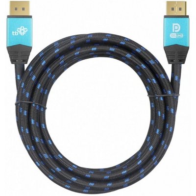 TB oplétaný kabel DisplayPort 2.1, 2m - AKTBXVDMDP2120N – Zboží Živě