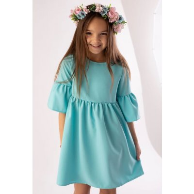 Lily Grey dívčí boho šaty mentolové – Sleviste.cz