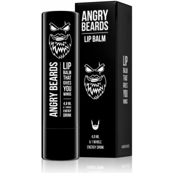 Angry Beards Lip Balm Energizující balzám na rty 4 ml