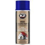 Lak na brzdové třmeny K2 akrylový sprej 400 ml modrý