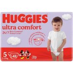 HUGGIES Ultra Comfort Jumbo 5 12-22 kg 42 ks – Sleviste.cz