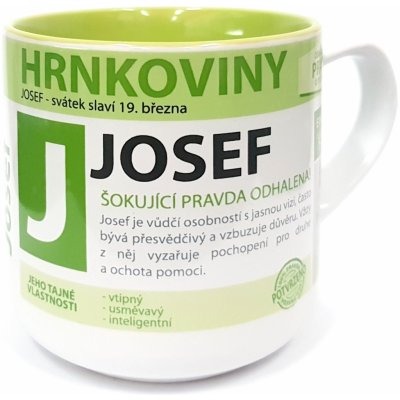 Nekupto Hrnkoviny Hrnek se jménem Josef 400 ml — Heureka.cz