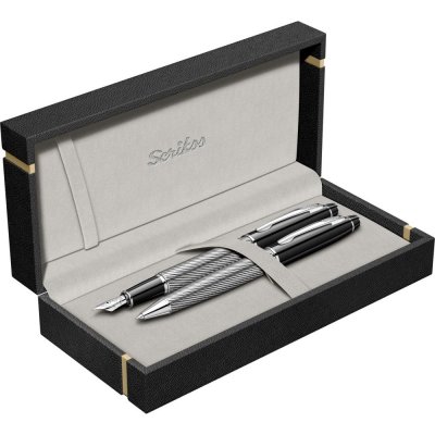 Scrikss Noble Black Chrome Spiral CT dárková sada SC389146 – Zboží Živě