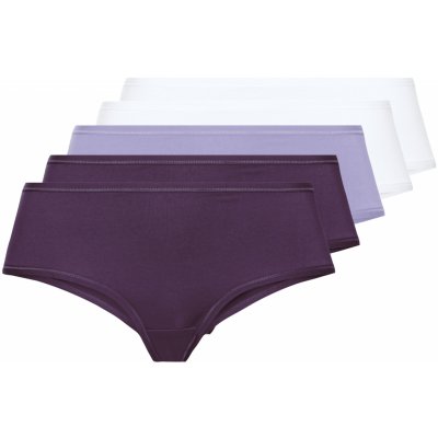esmara Dámské kalhotky, 5 kusů (L (44/46), lila fialová / šeříková / bílá)